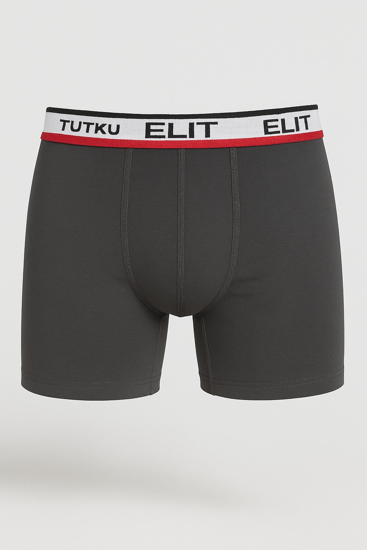 1252 Elit Erkek Modal Spor Boxer 6lı Füme - 1