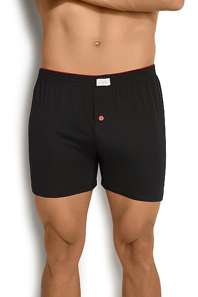 127 Jiber Erkek Havlubel Boxer 6lı Siyah - JİBER (1)