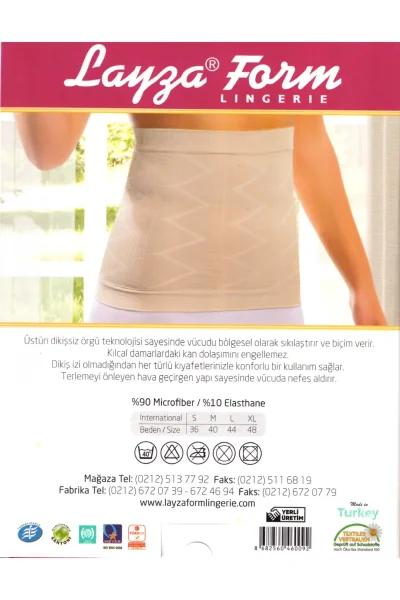 13000 Layza Form Kopçalı Bel Korse Siyah - 3