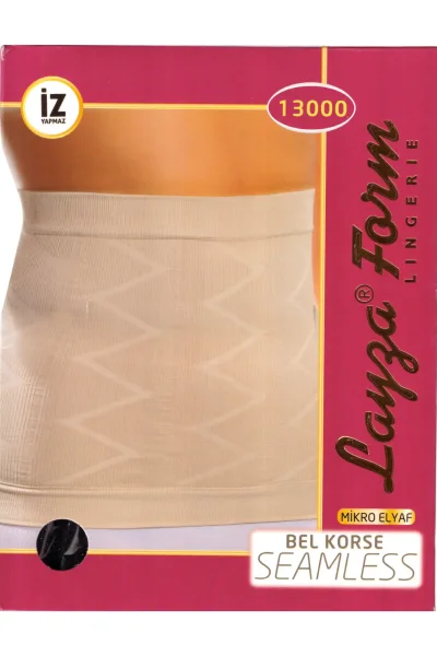 13000 Layza Form Kopçalı Bel Korse Siyah - 4