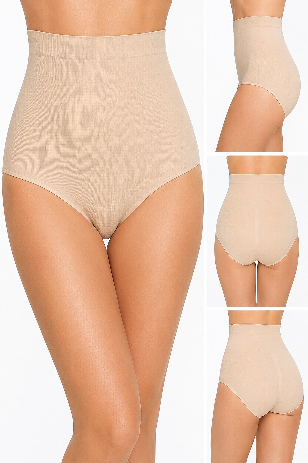 13003 Layza Form Yüksek Bel Slip Korse Ten - 1