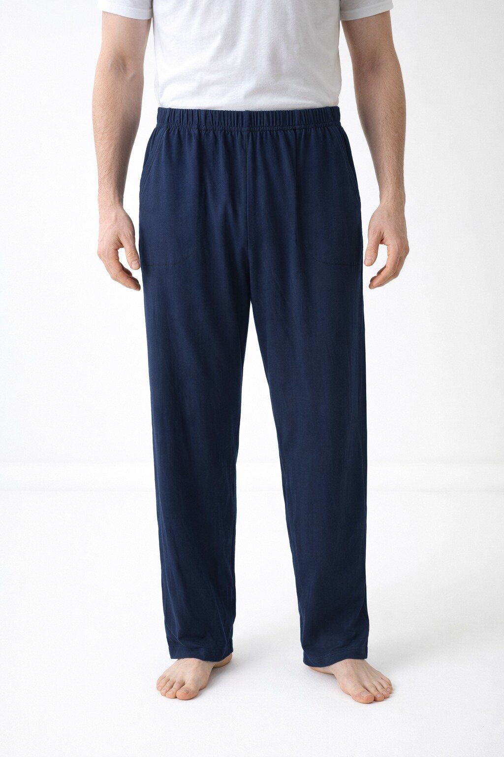 140 Hilal Erkek Cepli Pijama Altı 6'lı Lacivert - 2