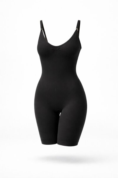 15009 Layza Form Paçalı Boy Korse Siyah - LAYZA FORM