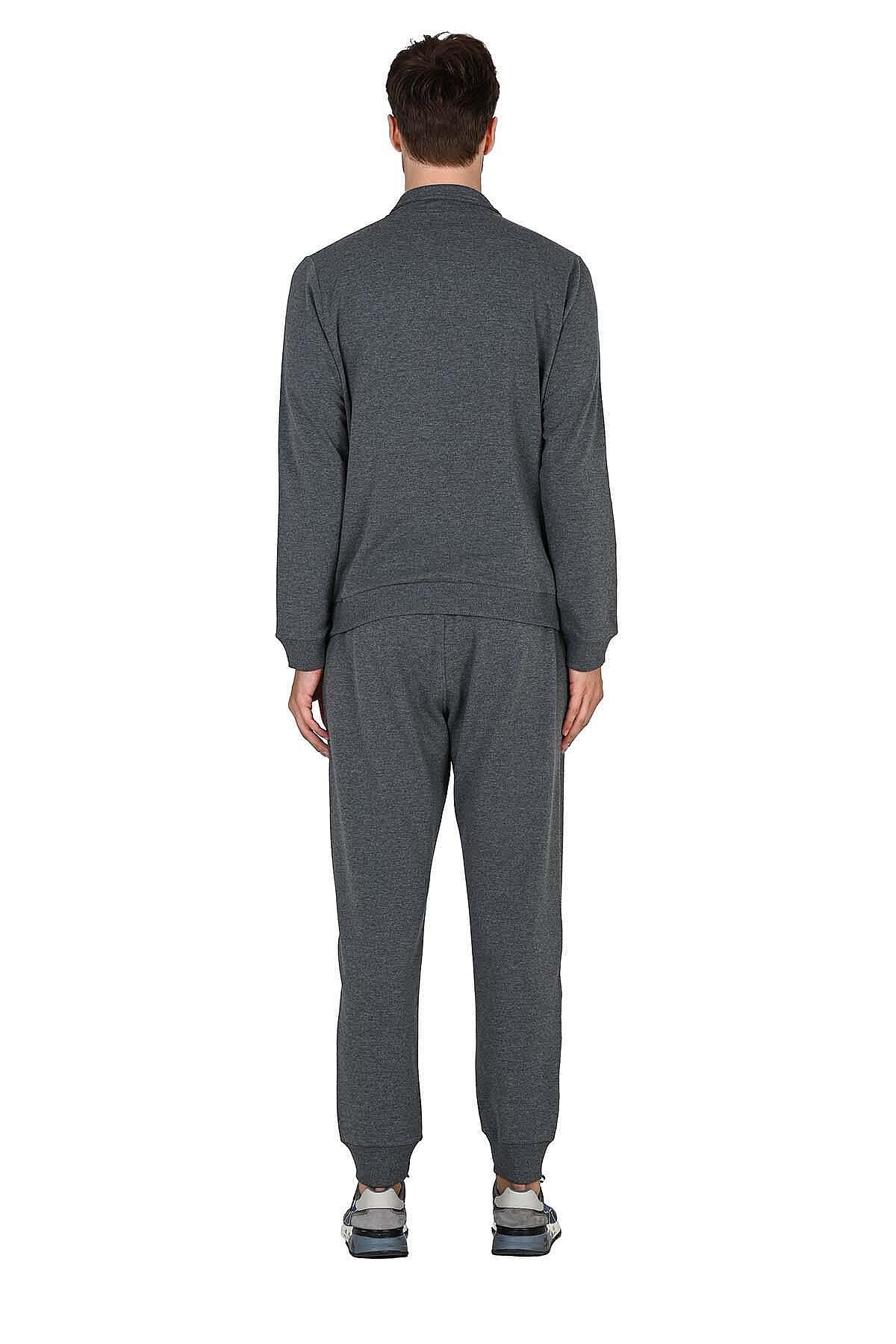 15220 Jiber Erkek Fermuarlı Eşofman Takım Antrasit - 2