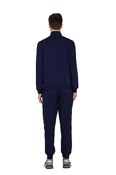 15220 Jiber Erkek Fermuarlı Eşofman Takım Lacivert - JİBER (1)