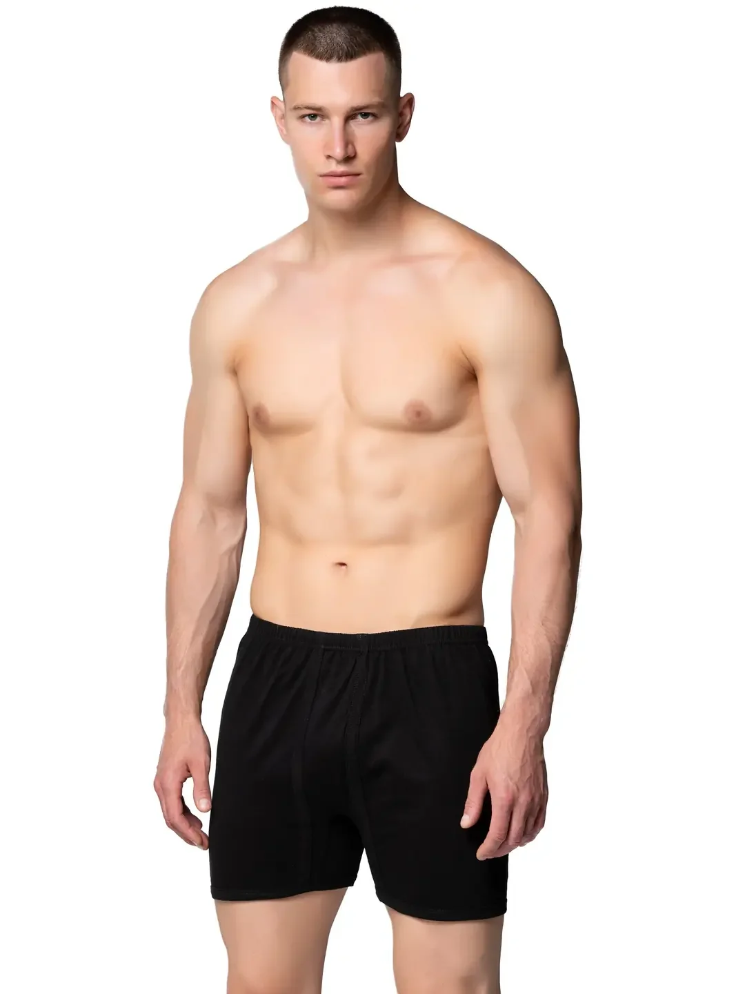 2007 Cihan Erkek Renkli Paçalı 12li Siyah - 1