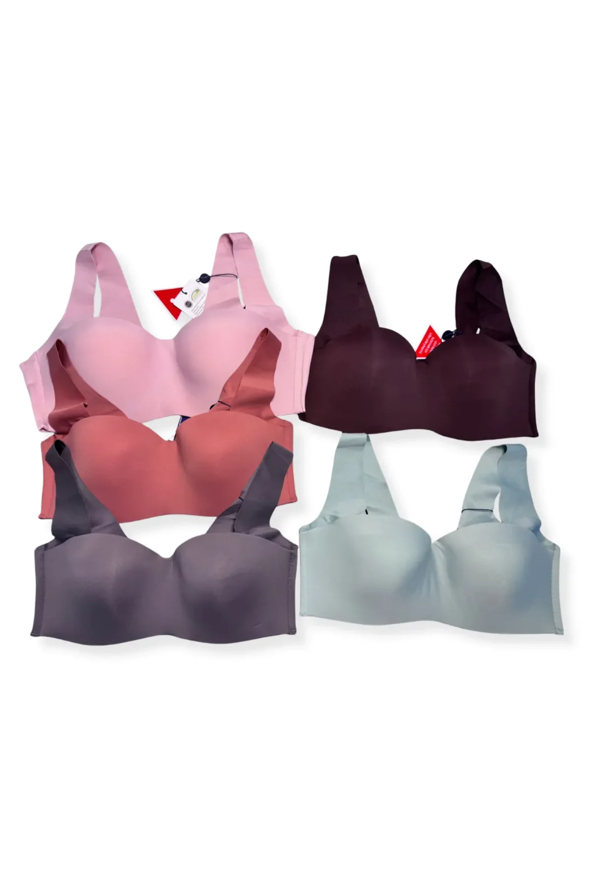 2152 Layza Lazer Kesim Hayalet Sütyen 6'lı - 1