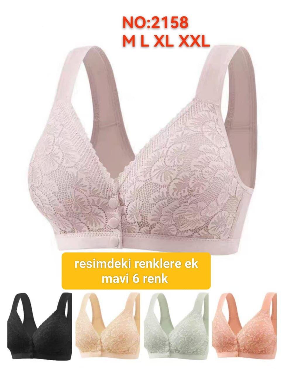 2158 Layza Lazer Kesim Hayalet Sütyen 6'lı - 1