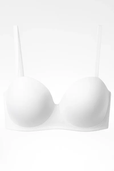 (2320) Liza Micro Lotus Desteksiz Sütyen 6'lı Beyaz 