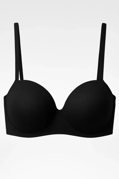 (2320) Liza Micro Lotus Desteksiz Sütyen 6'lı Siyah 
