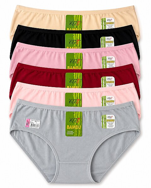 2409 Elit Kadın Bambu Düz Bato 12li