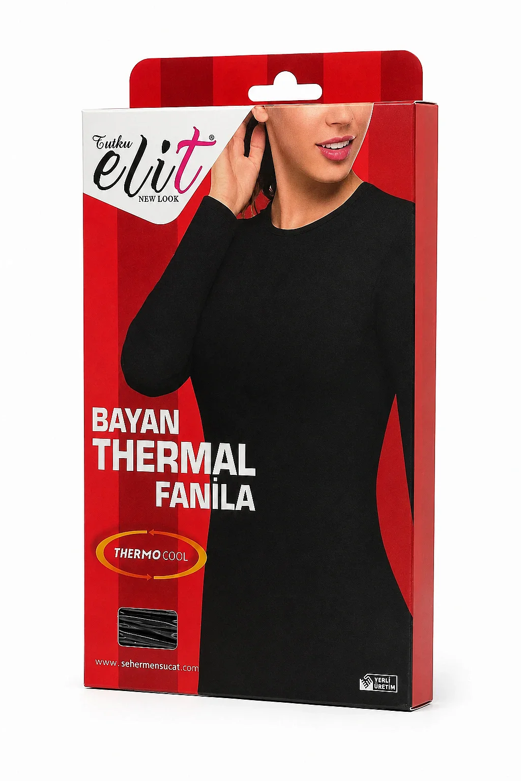 2706 Elit Kadın Termal Fanila Siyah - 1