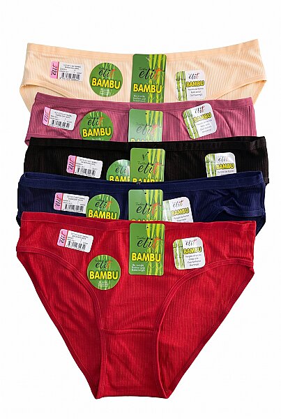 2707 Elit Kadın Bambu Kaşkorse Bikini 12li
