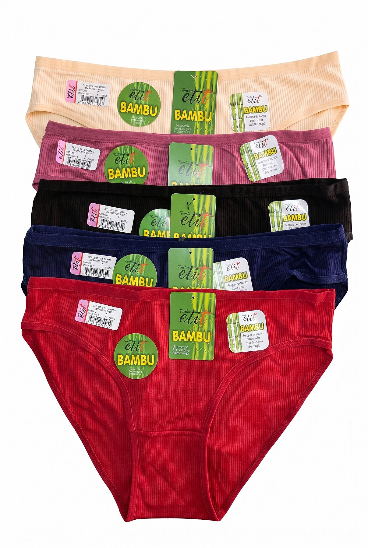 2707 Elit Kadın Bambu Kaşkorse Bikini 12li - 13