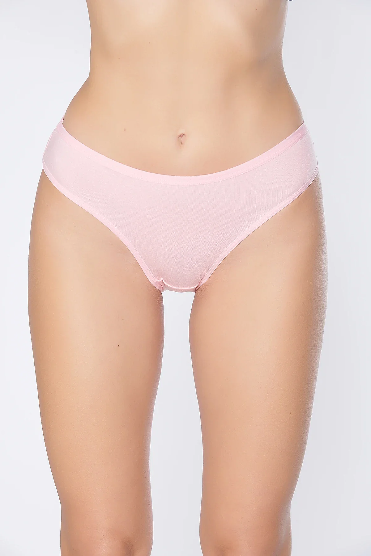 2711 Elit Kadın Bambu Düz Bikini 12li - 9