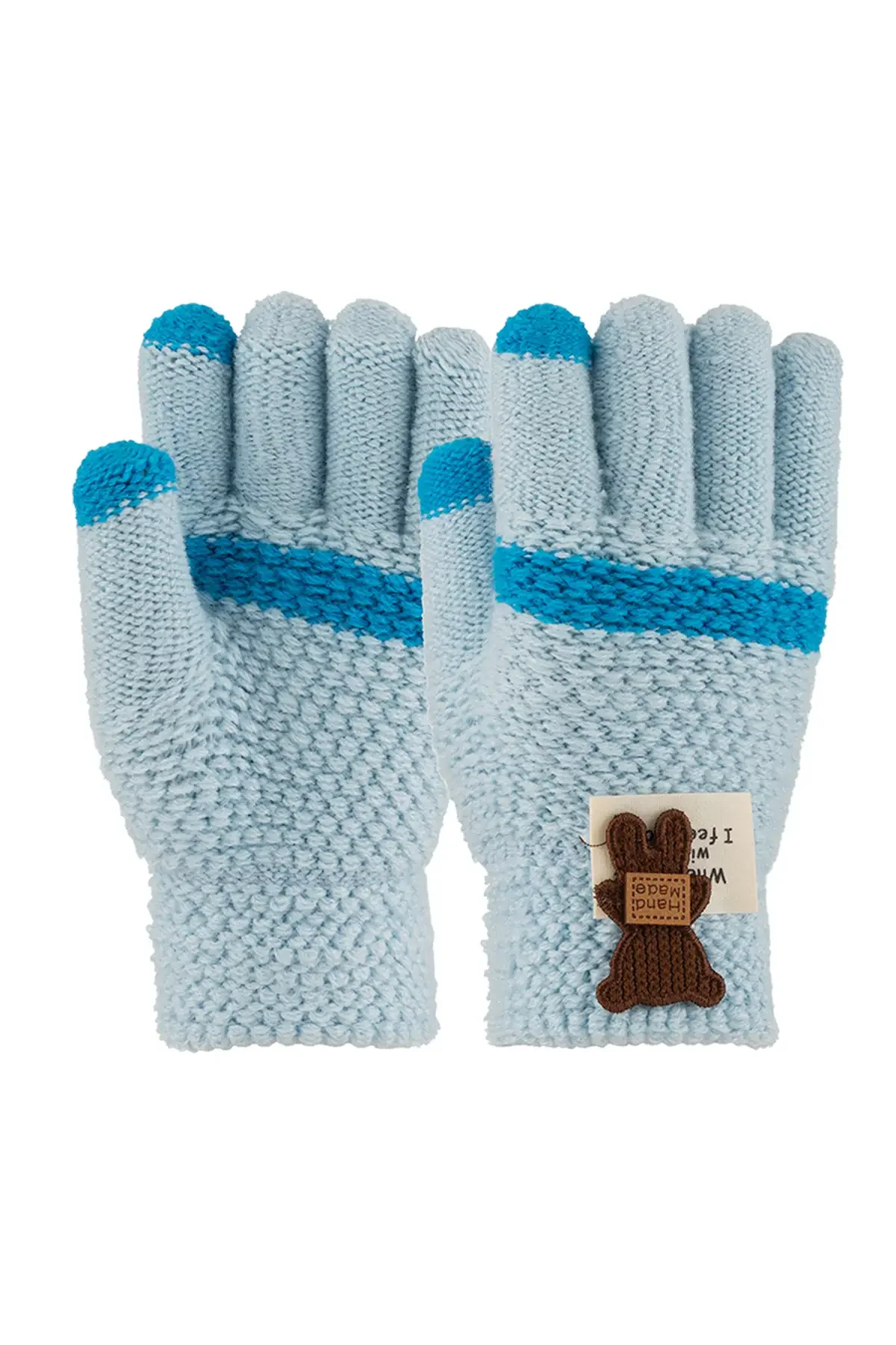 3-6 Yaş Anaokulu Örme Eldiven 6'lı Erkek - 2