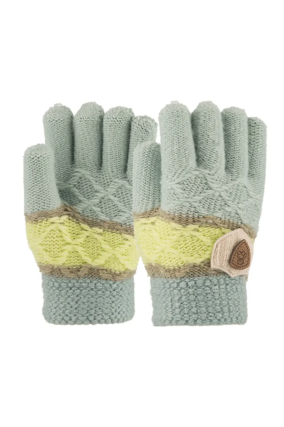 3-6 Yaş Anaokulu Örme Eldiven 6'lı Erkek - 3