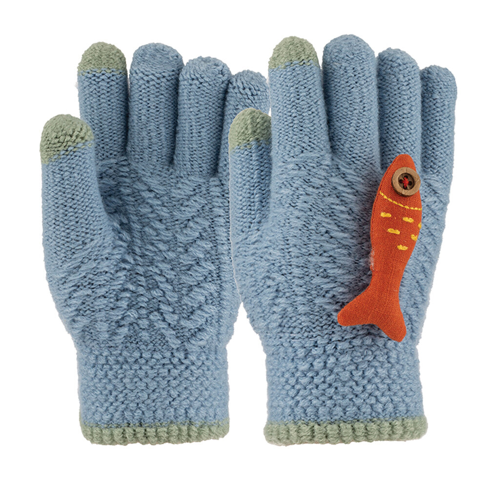 3-6 Yaş Anaokulu Örme Eldiven 6'lı Erkek - 2