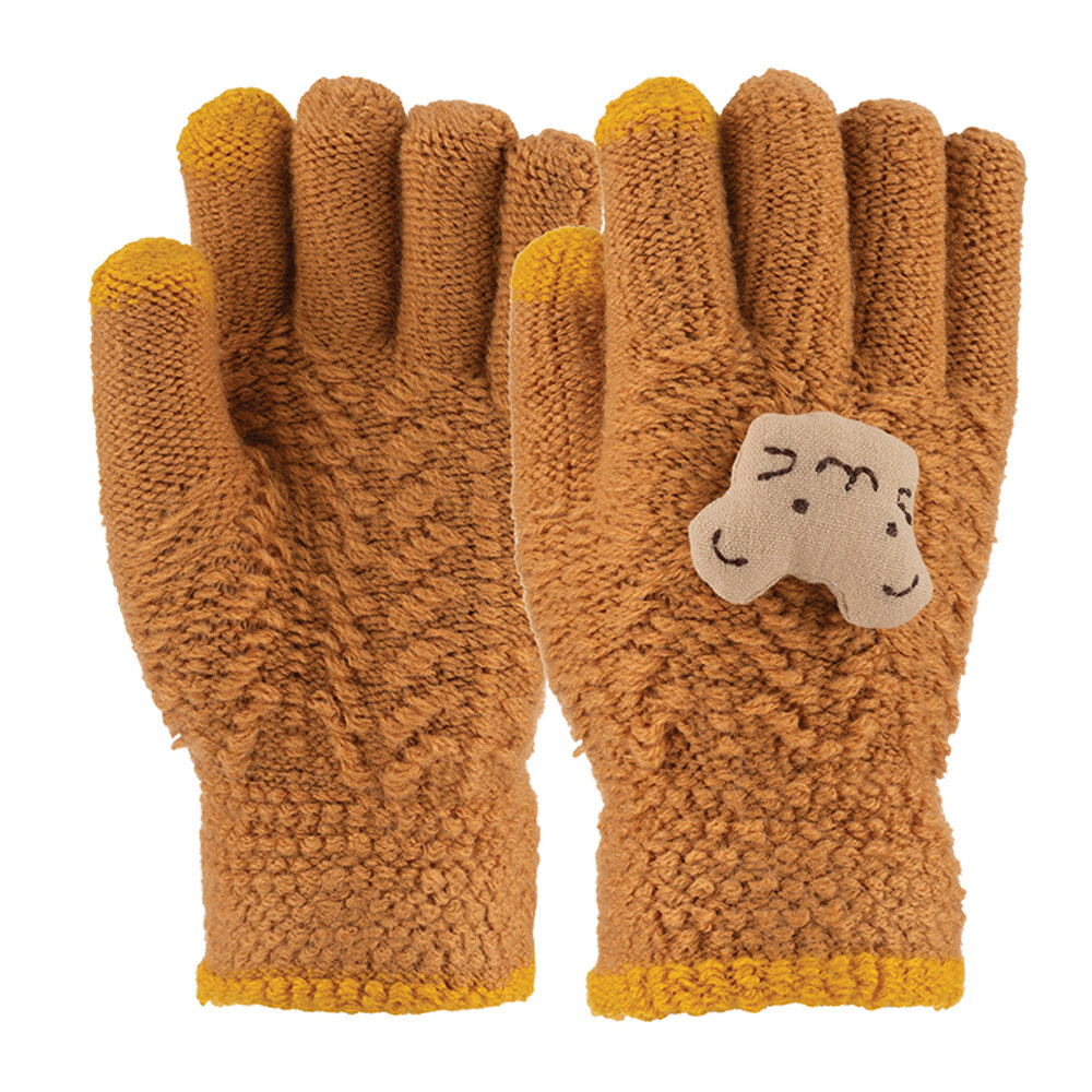 3-6 Yaş Anaokulu Örme Eldiven 6'lı Erkek - 3