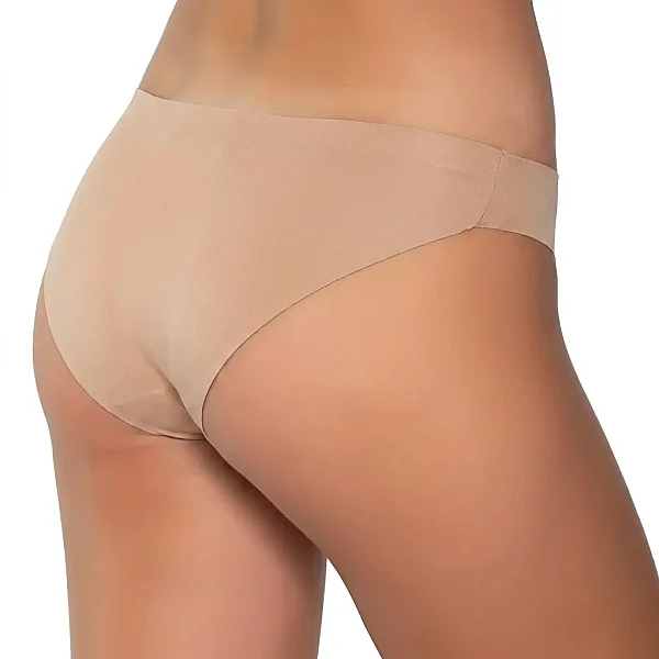 3075 Gümüş Kadın Görünmez Bikini 12'li Ten - 3