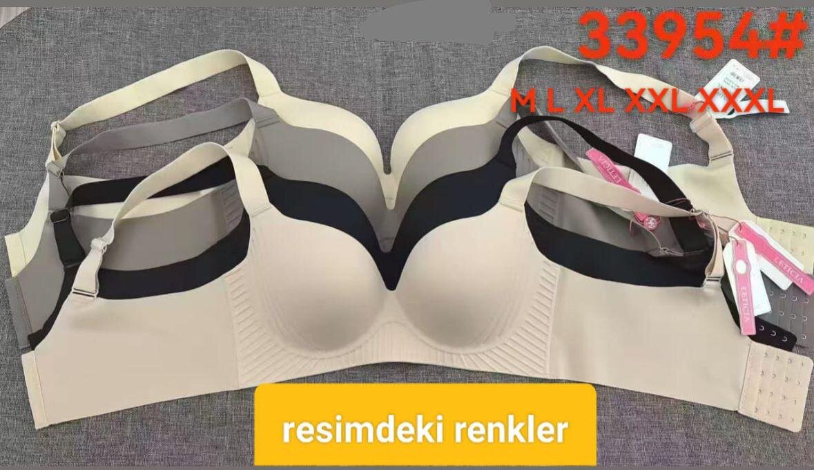 33954 Layza Lazer Kesim Hayalet Sütyen 6'lı - 1