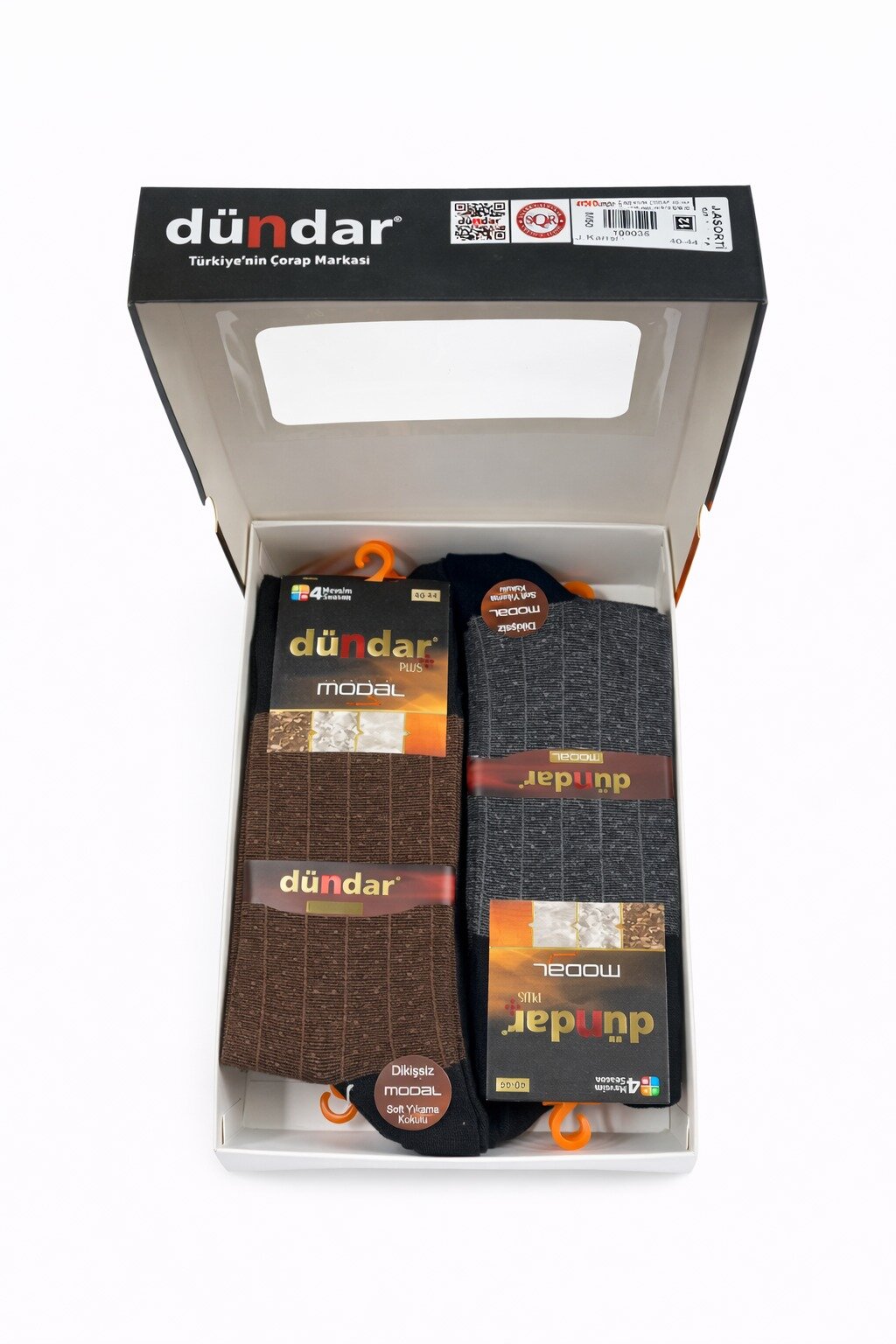 4124 Dündar Erkek Modal Likra Çorap 12li M50 - 2