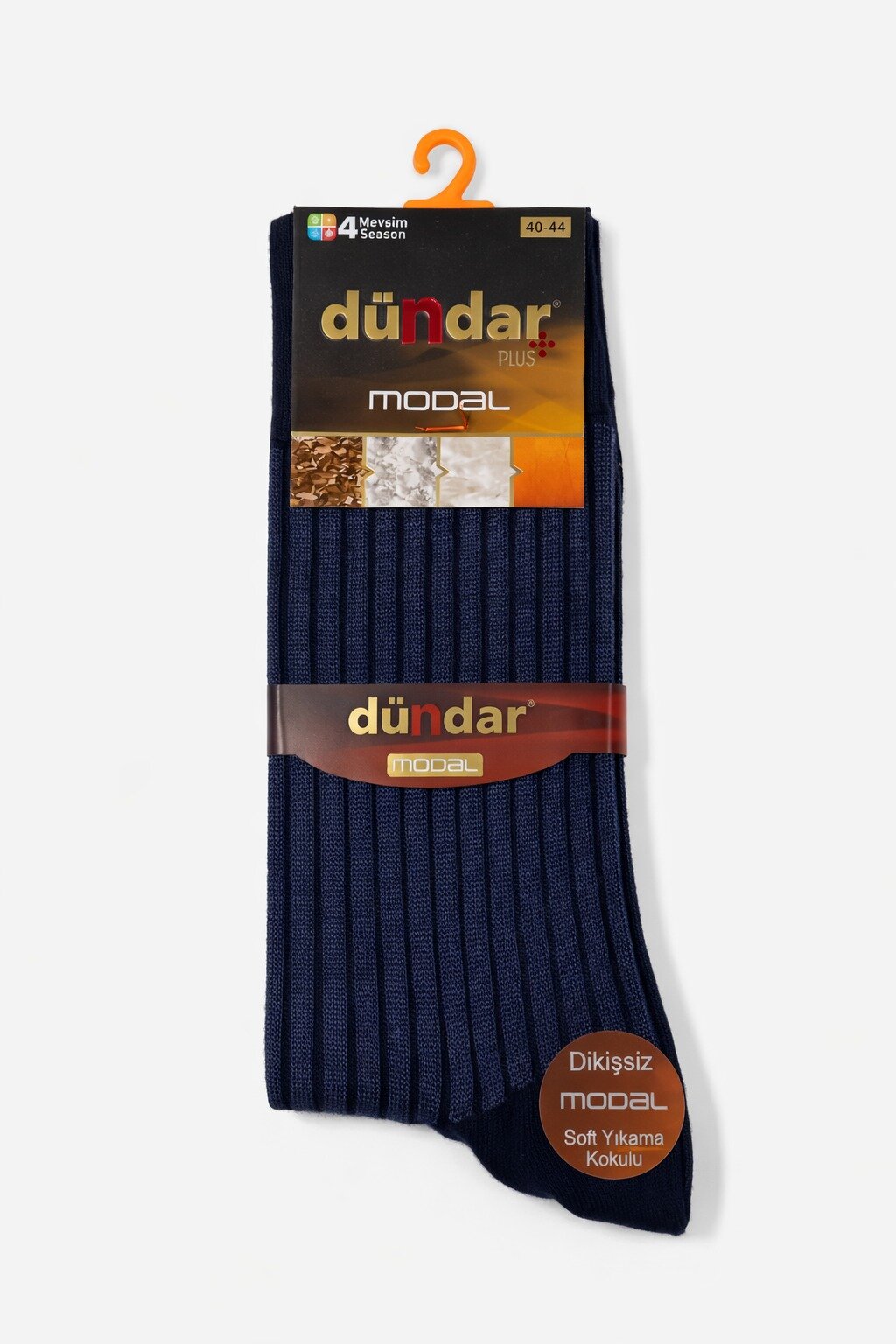4124 Dündar Erkek Modal Likra Çorap 12li M51 - 3