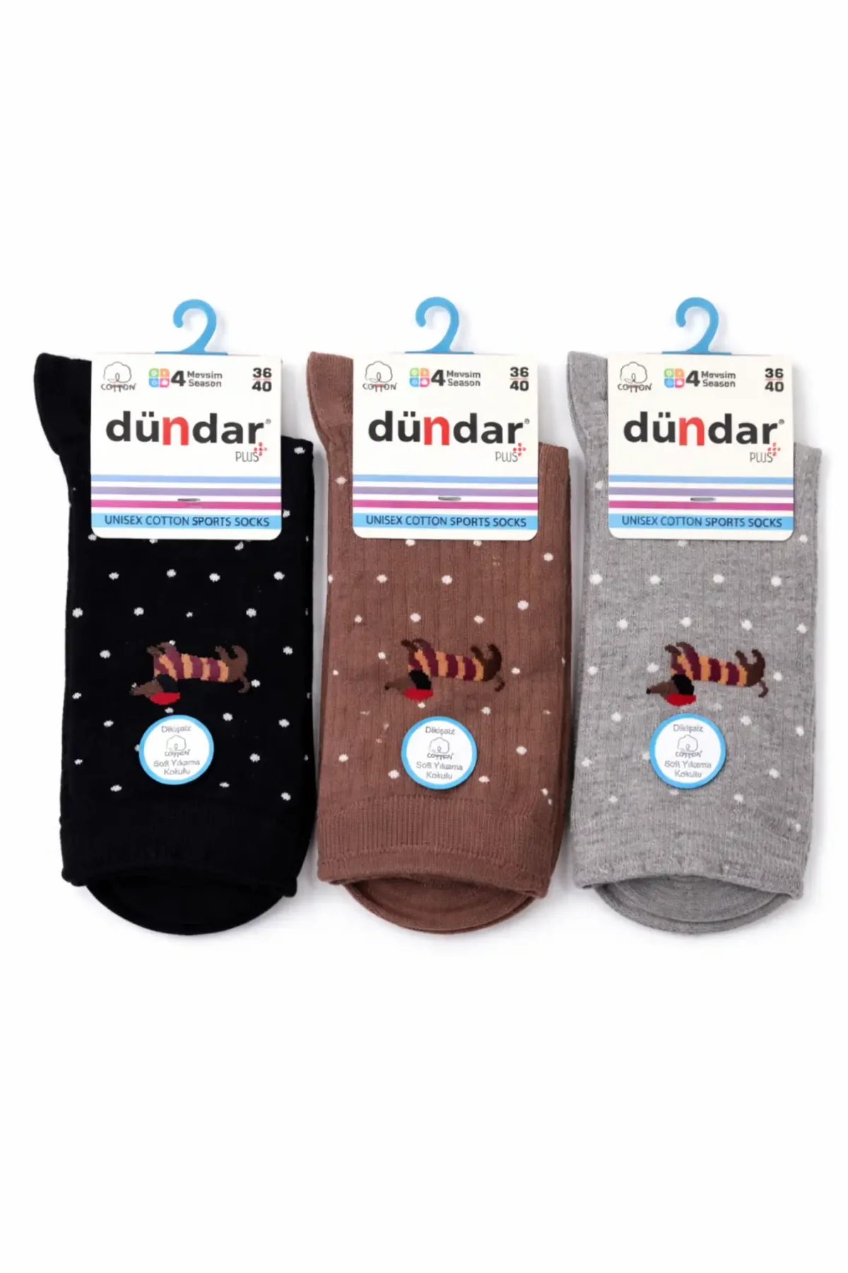 4209 Dündar Kadın Sports Çorap M-1 - 1