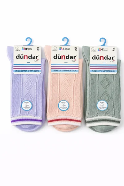 4209 Dündar Kadın Sports Çorap M-25 - 1