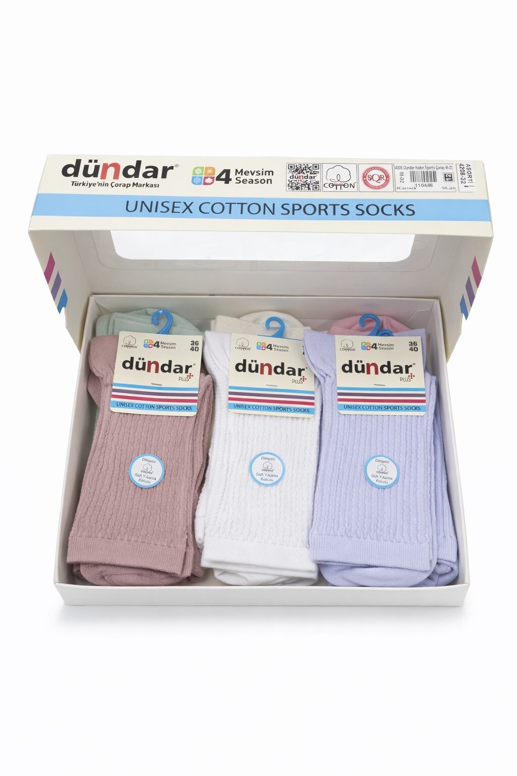 4209 Dündar Kadın Sports Çorap M-32 - 3