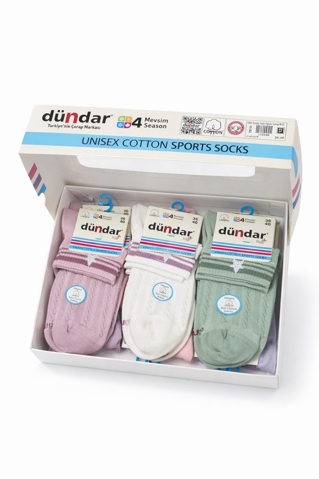 4209 Dündar Kadın Sports Çorap M-32 - 4