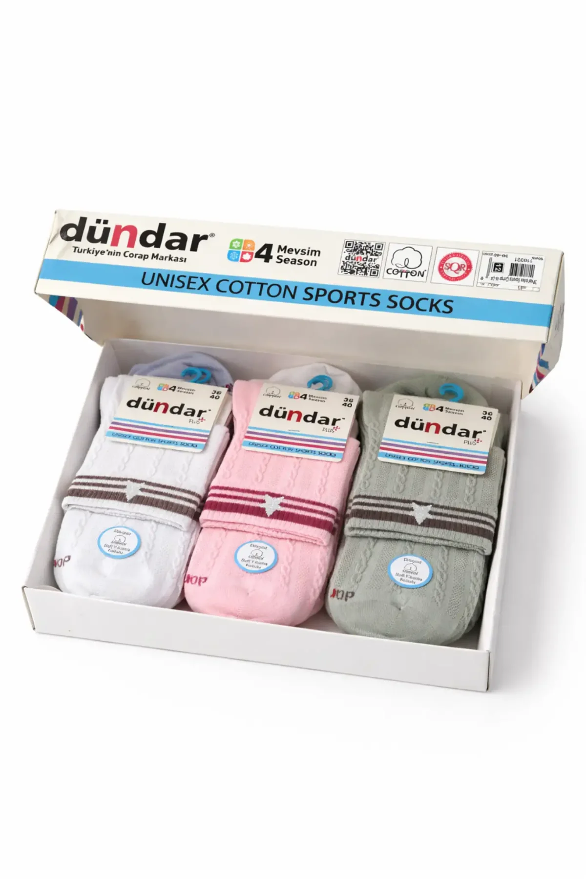 4209 Dündar Kadın Sports Çorap M-34 - 2