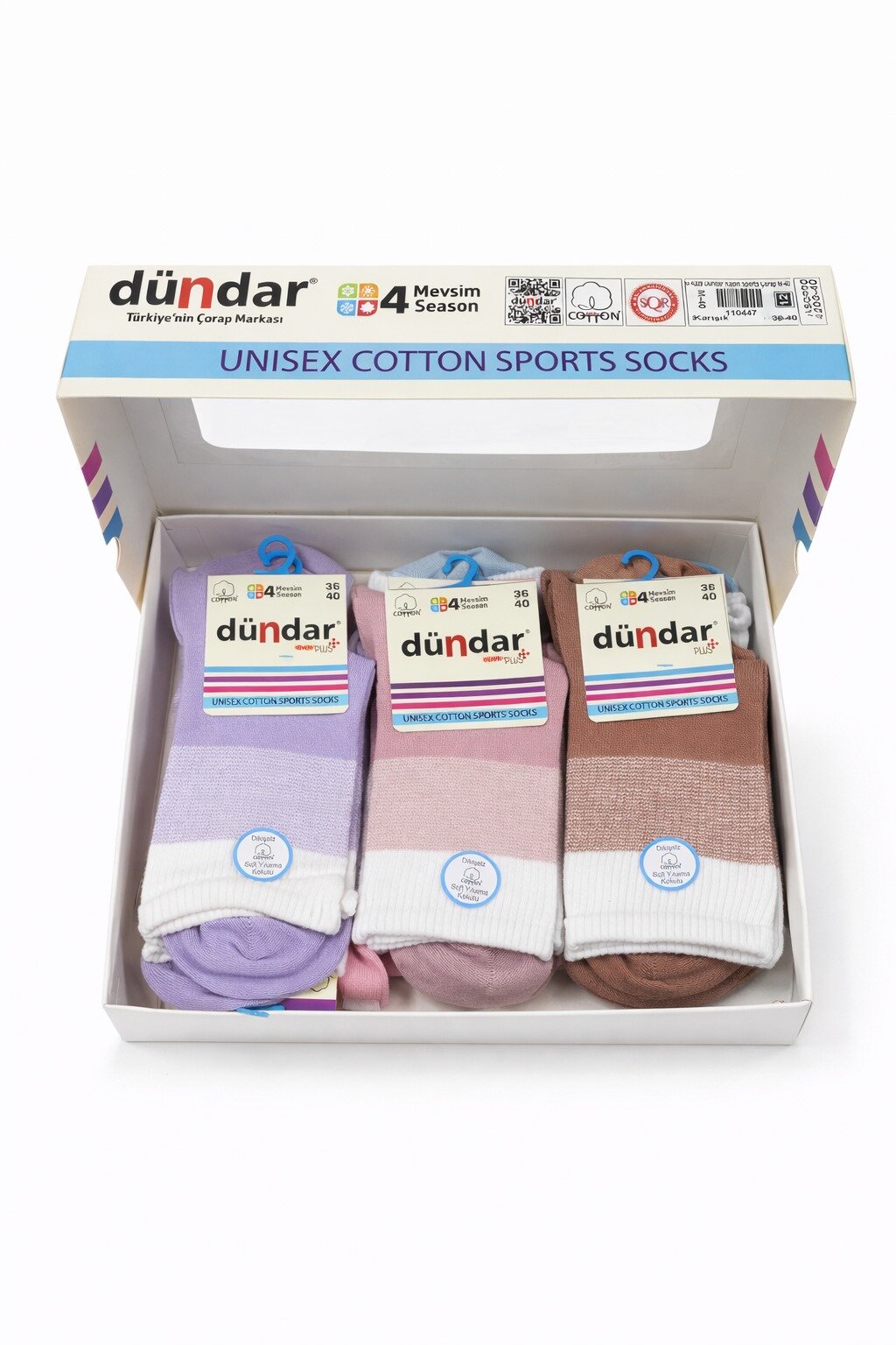 4209 Dündar Kadın Sports Çorap M-40 - 2