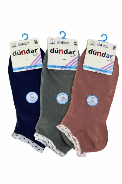 4308 Dündar Kadın Cotton Patik M-1 