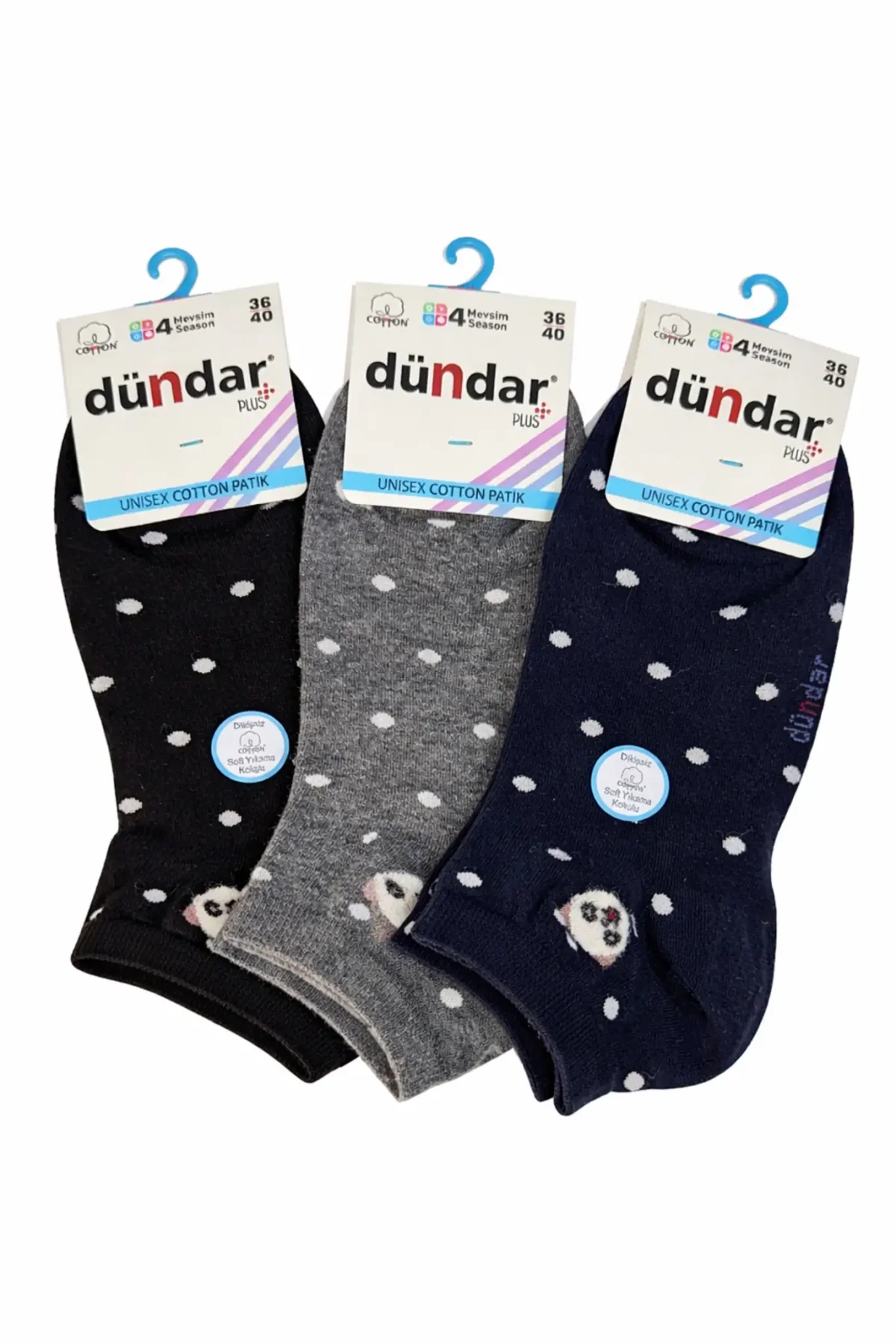 4308 Dündar Kadın Cotton Patik M-4 - 1