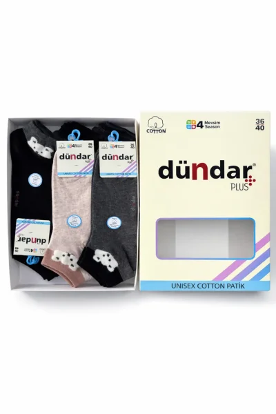 4308 Dündar Kadın Cotton Patik M-5 - DÜNDAR ÇORAP (1)