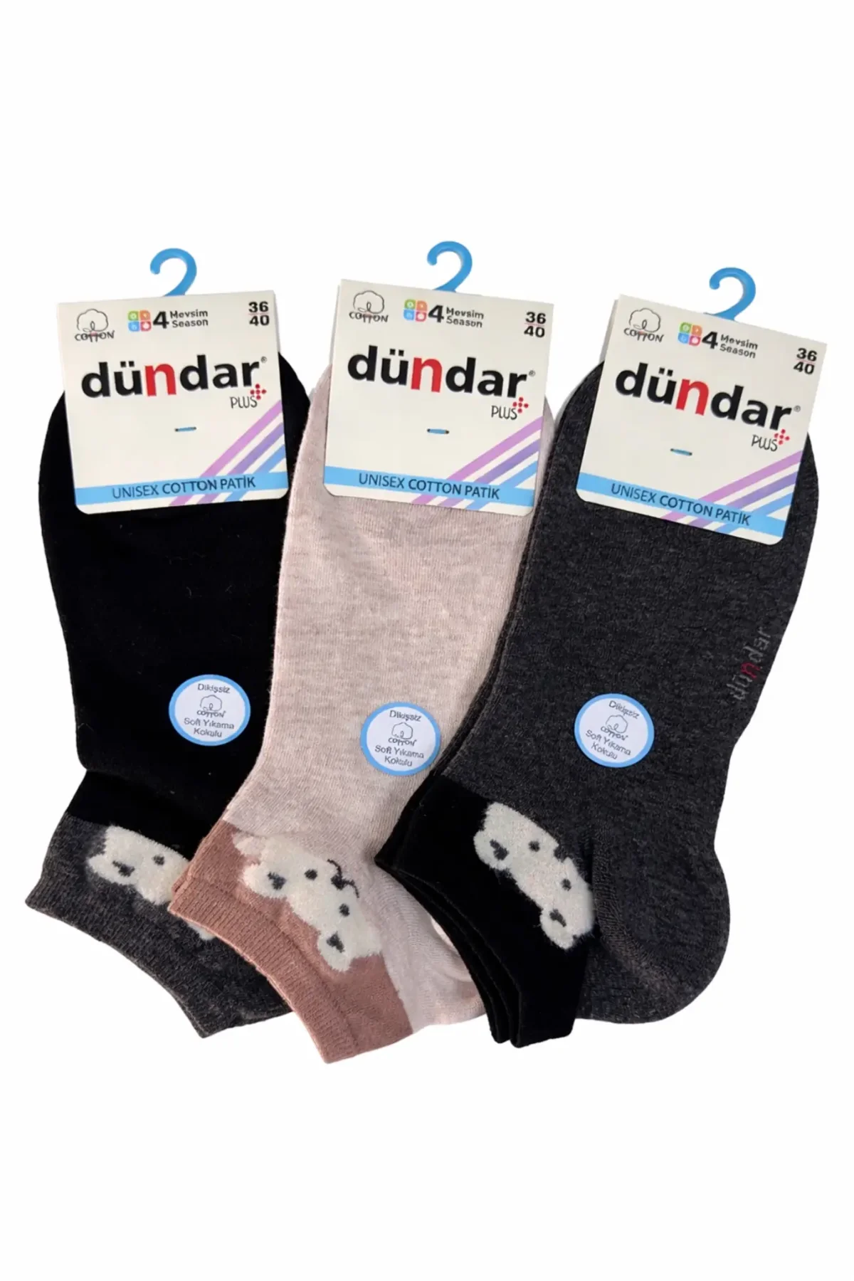 4308 Dündar Kadın Cotton Patik M-5 - 1