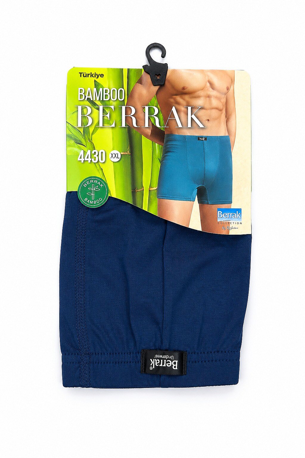 4430 Berrak Erkek Bambu Boxer 10lu Paket Lacivert - 1