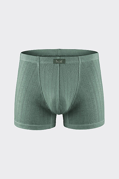 4432 Berrak Erkek Bamboo Boxer 10'lu Yeşil