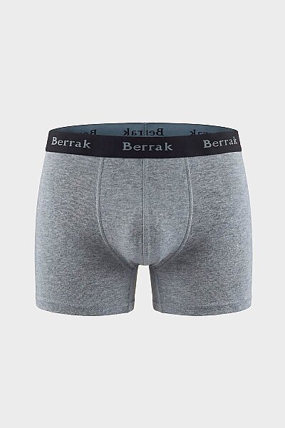 4476 Berrak Erkek Modal Boxer 10'lu Gri Melanj