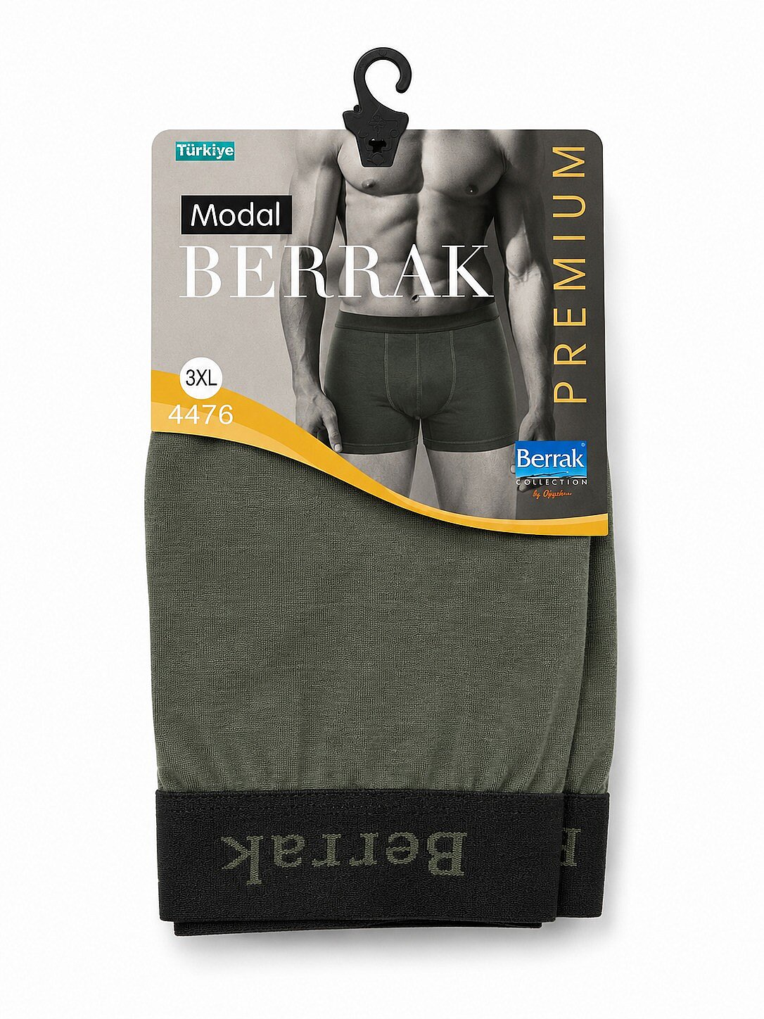 4476 Berrak Erkek Modal Boxer 10'lu Paket Füme - 1