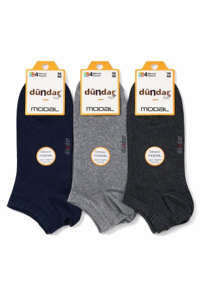 4506 Dündar Modal Patik 12li Karışık (k) - DÜNDAR ÇORAP