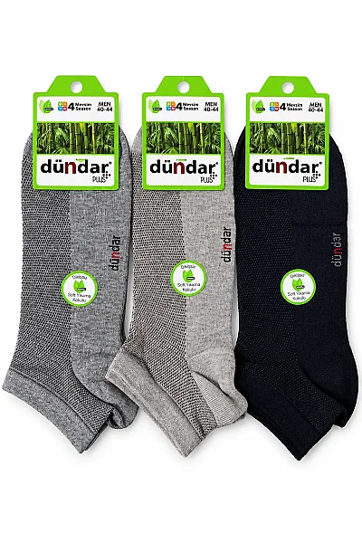 4605 Dündar Erkek Bambu Patik 12'li M6