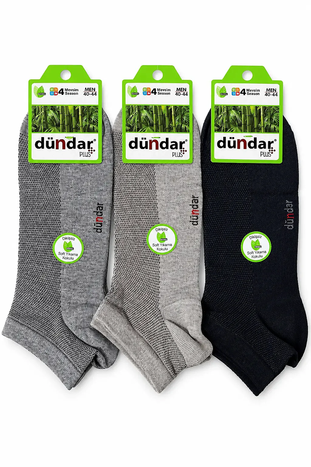 4605 Dündar Erkek Bambu Patik 12'li M6 - 1