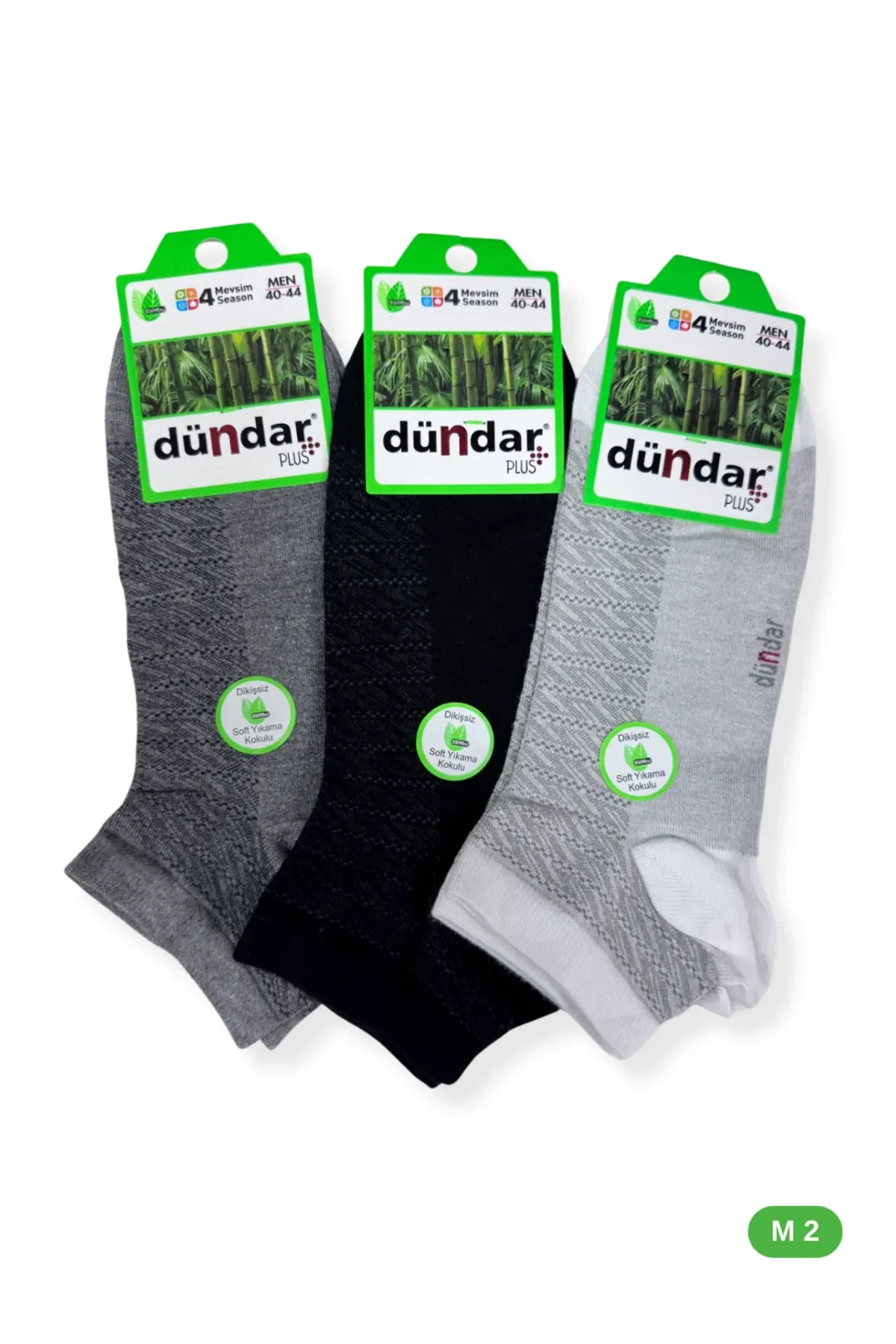 4605 Dündar Erkek Bambu Patik 12'li M2 - 1