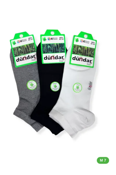 4605 Dündar Erkek Bambu Patik 12'li M7 