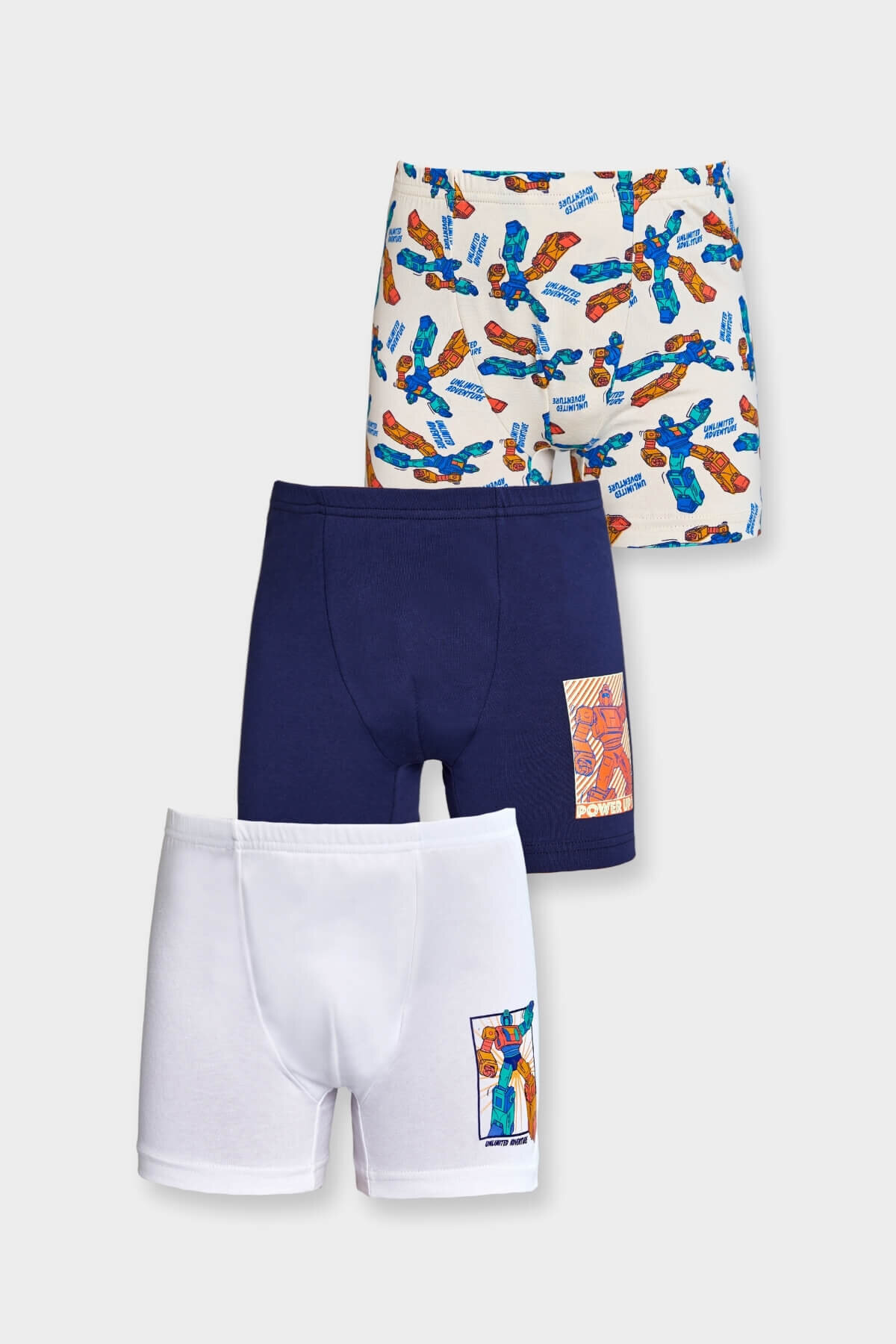 5058 Berrak Erkek Çocuk Boxer 10lu - 1