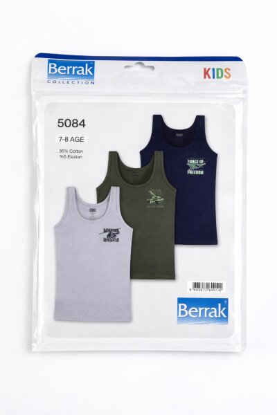 5084 Berrak Erkek Çocuk Atlet 3'lü - BERRAK