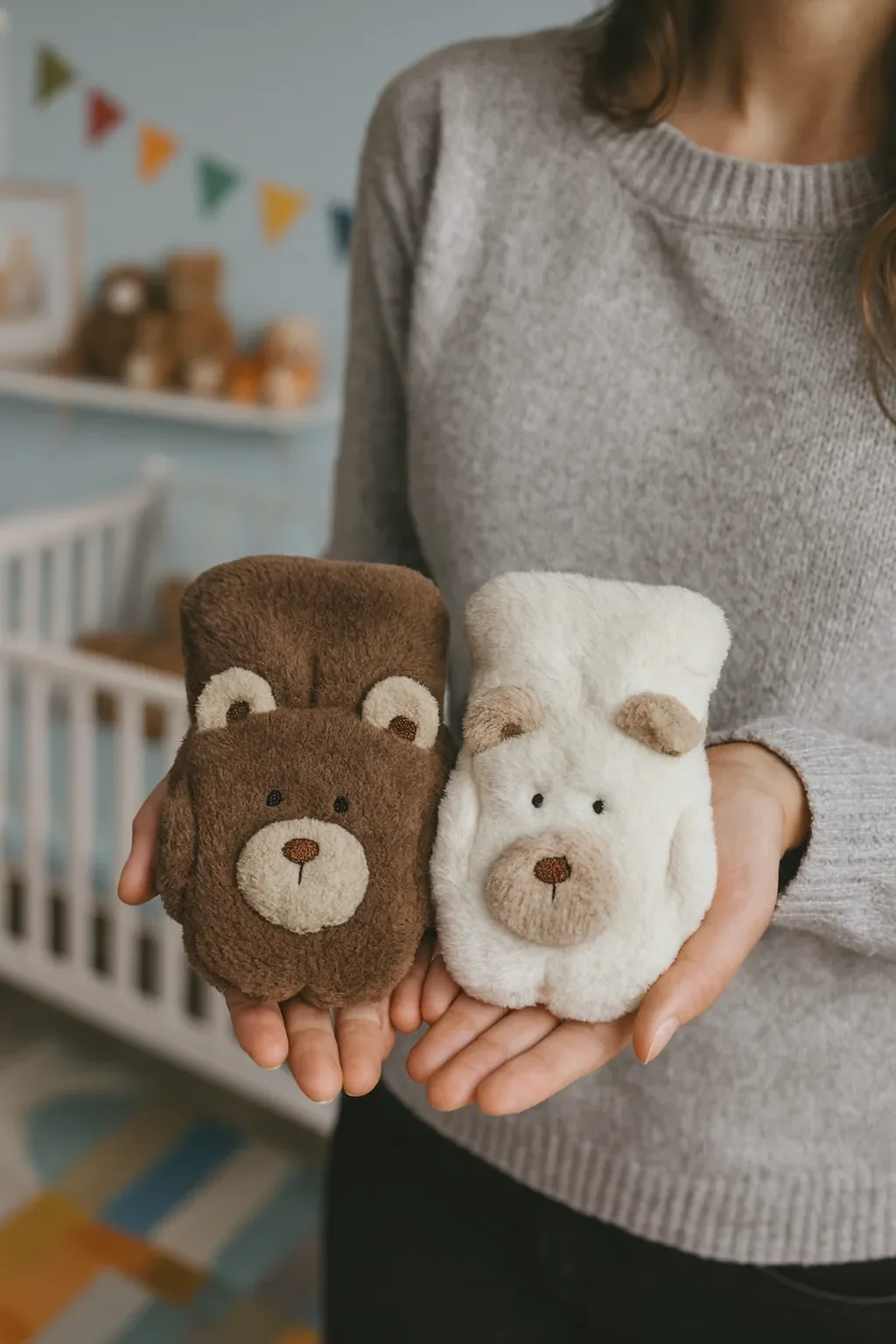 509 İşnar Pelüş Bebe Kar Eldiveni 1-4 Yaş - 2