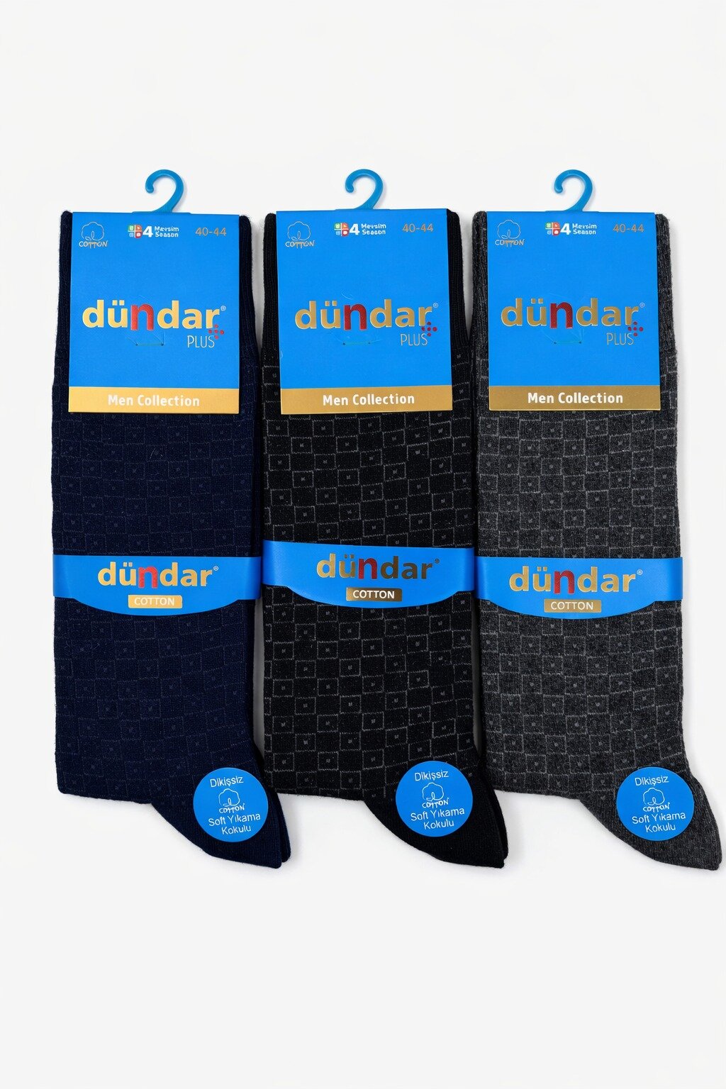 5527 Dündar Erkek Plus Likra Çorap 12li M23 - 1